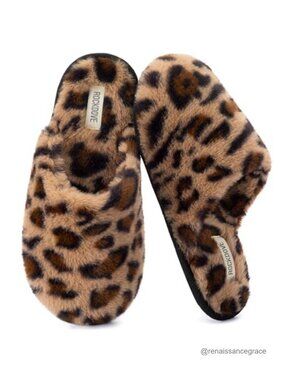 Women's Twirl Fleece Cozy Indoor/Outdoor Scuff Slippers Memory Foam